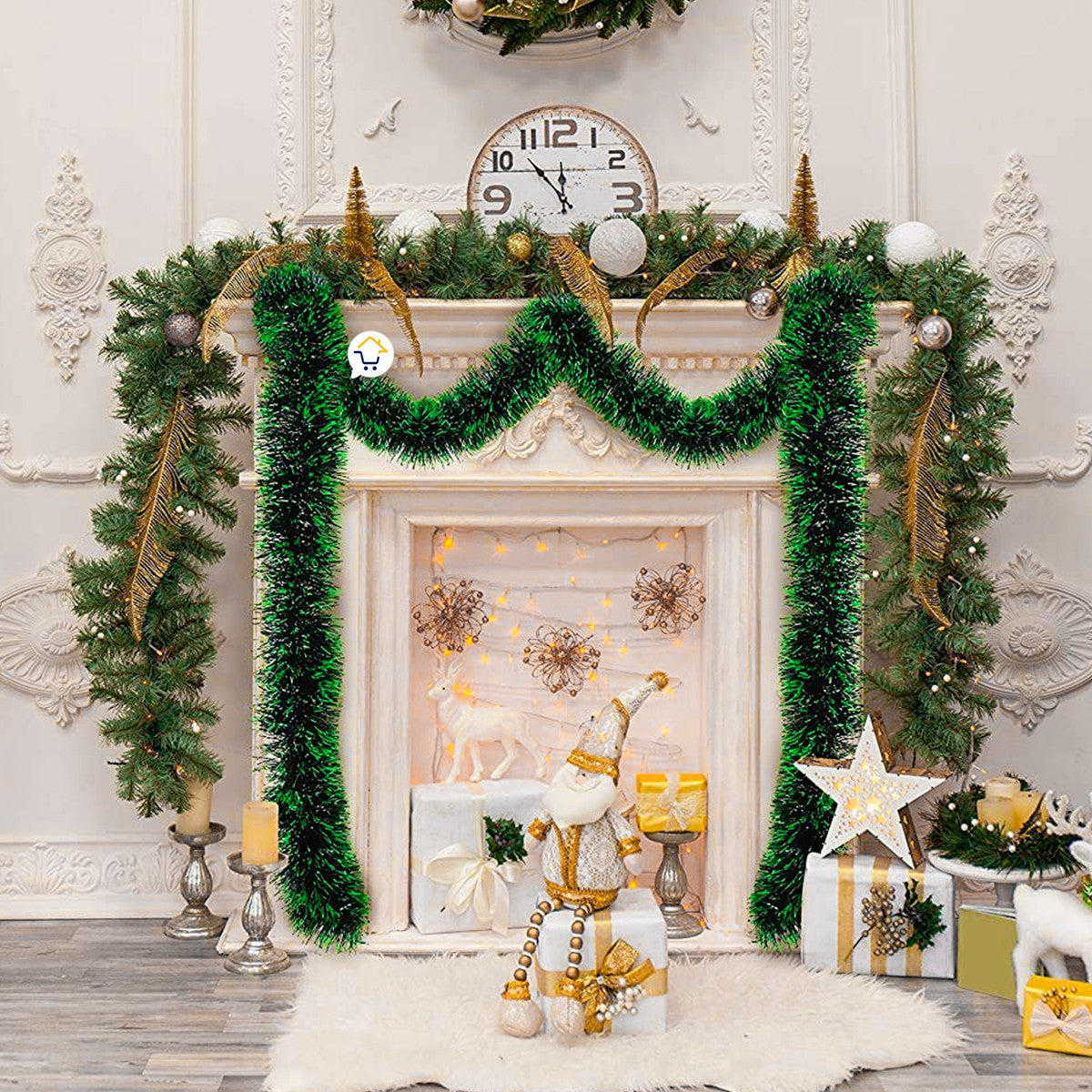 Guirnalda Clasica Navidad Decoracion