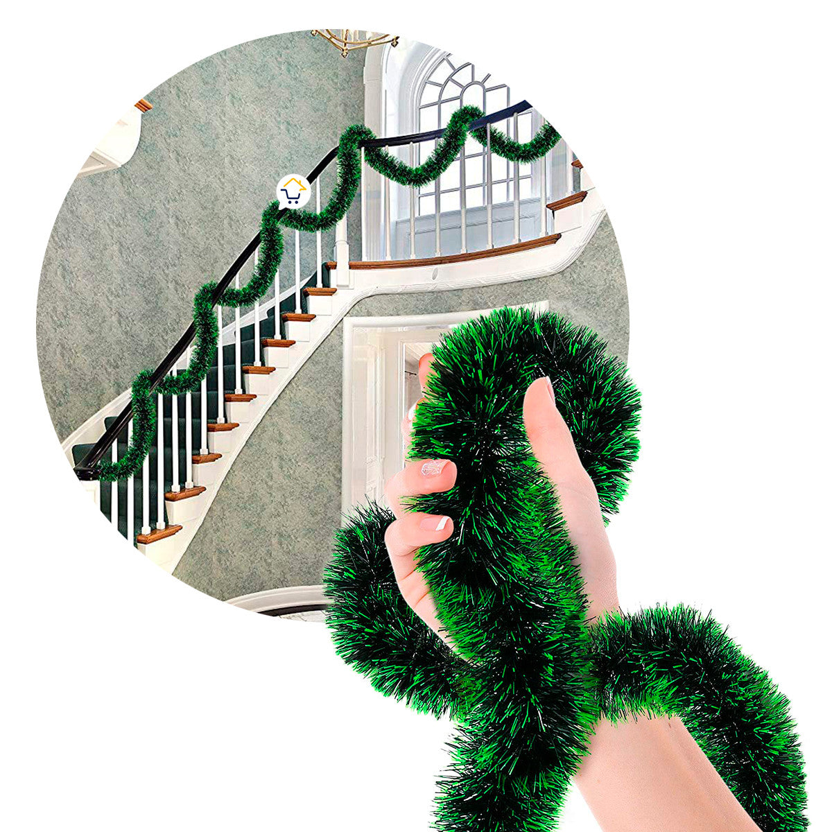 Guirnalda Clasica Navidad Decoracion