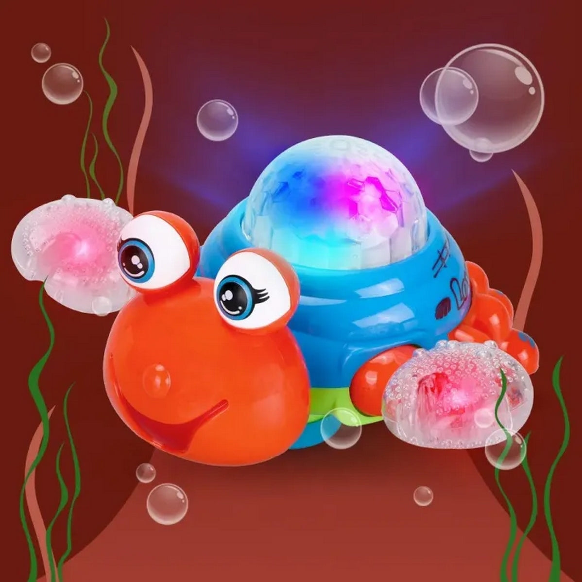 Juguete Cangrejo Interactivo Musica Movi