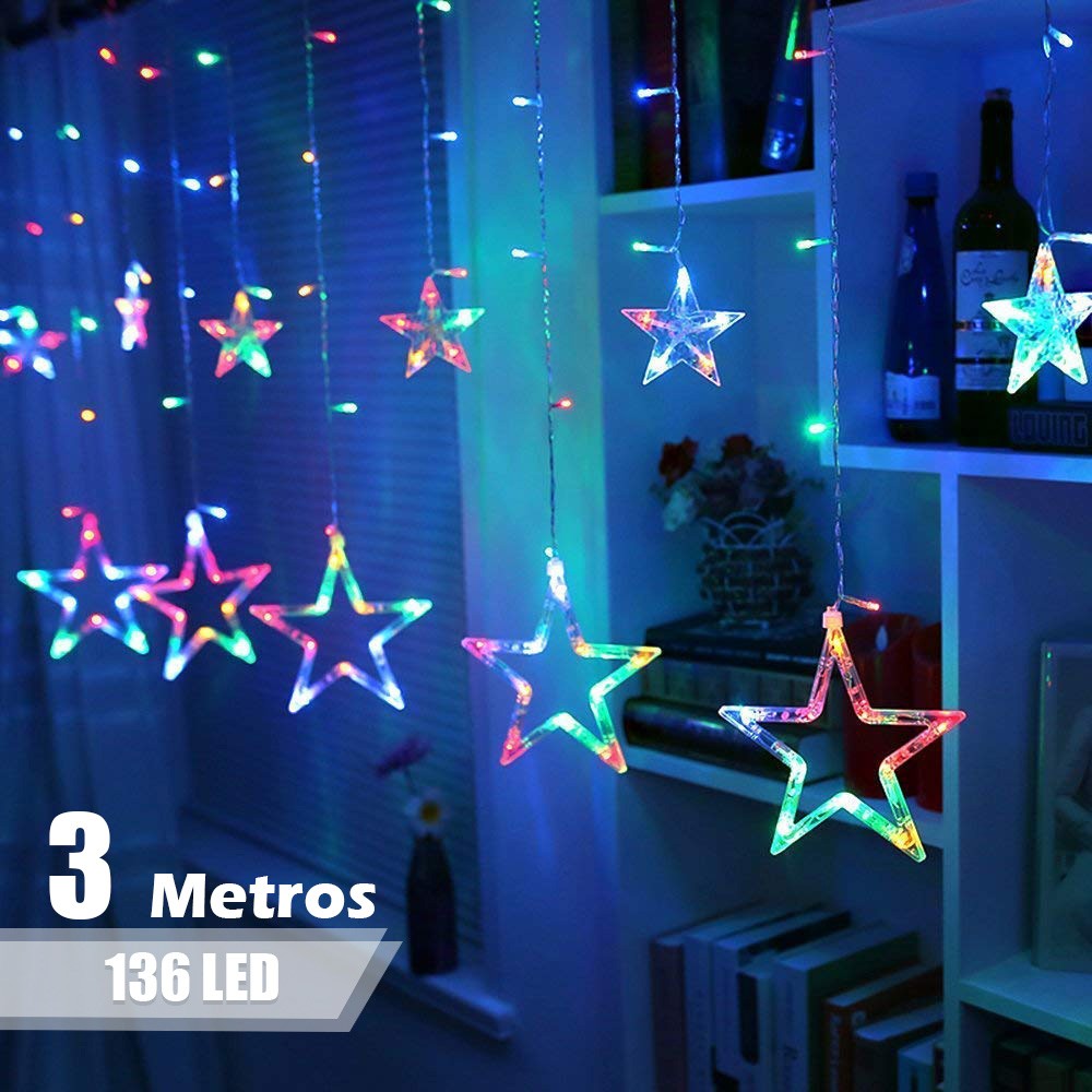 Extensión Estrellas 3m Navidad