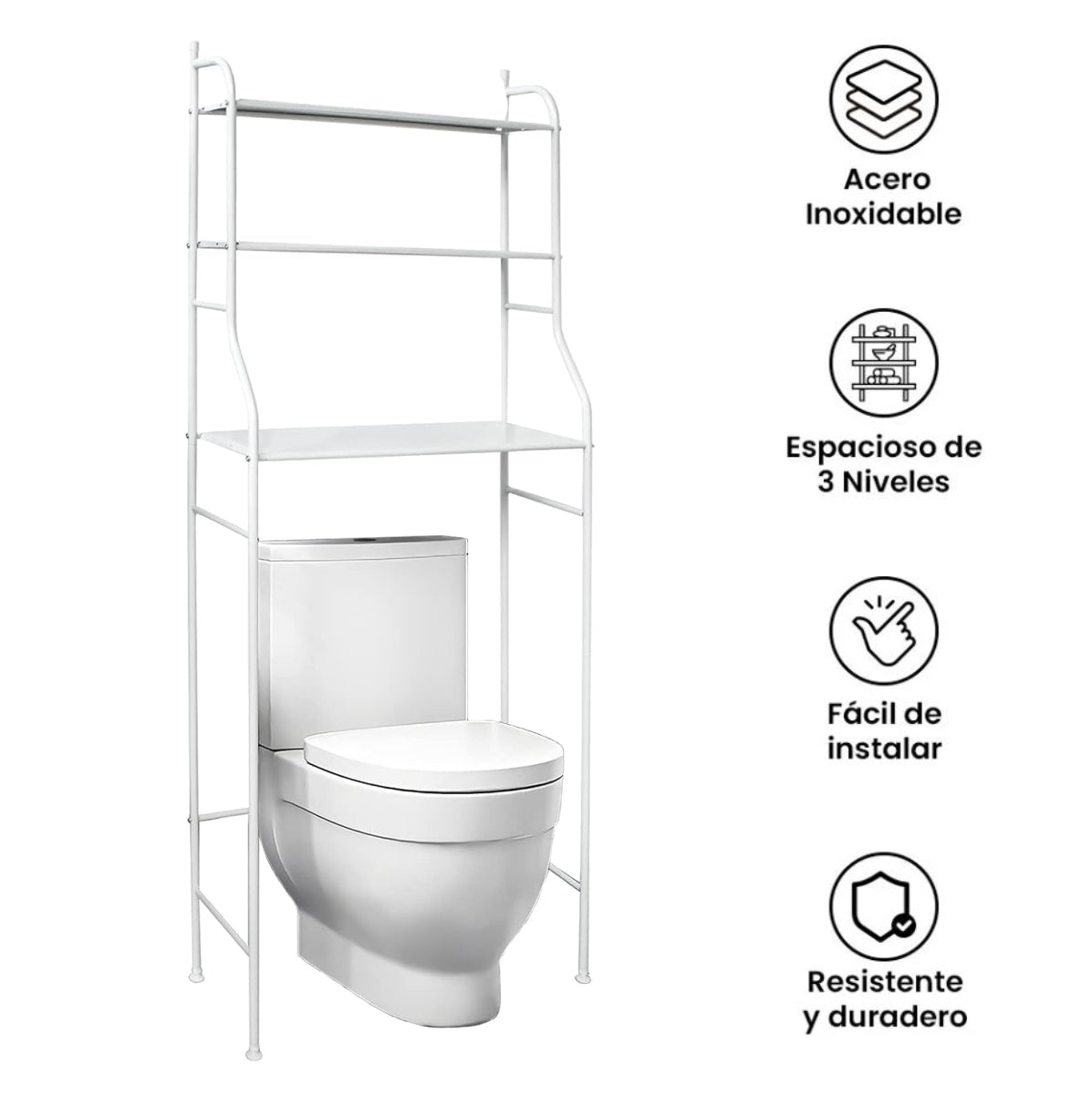 Organizador Baño Multiusos 3 Niveles