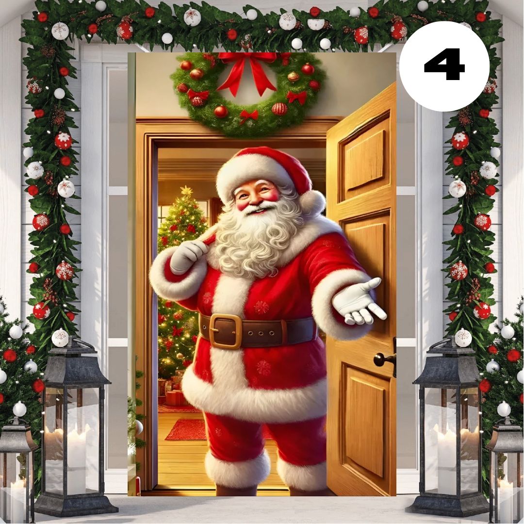 FUNDAS NAVIDEÑAS PARA PUERTAS