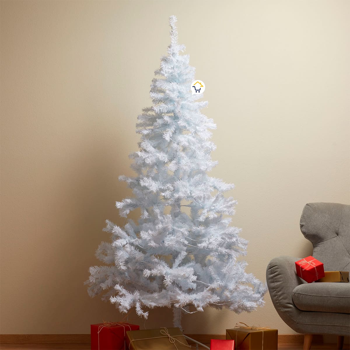 Árbol Navidad Blanco 1.80M 720 Ramas 209