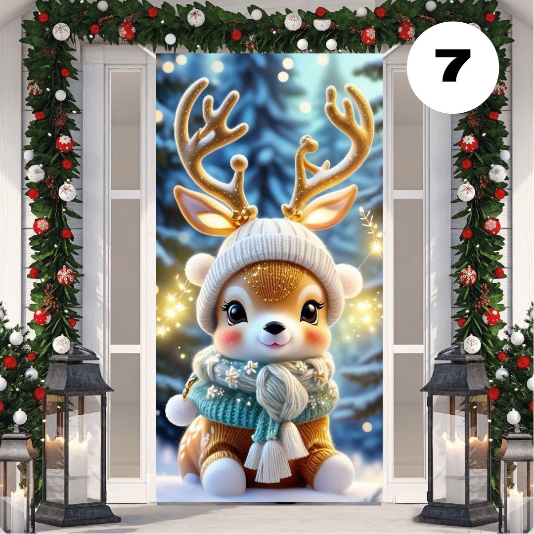 FUNDAS NAVIDEÑAS PARA PUERTAS