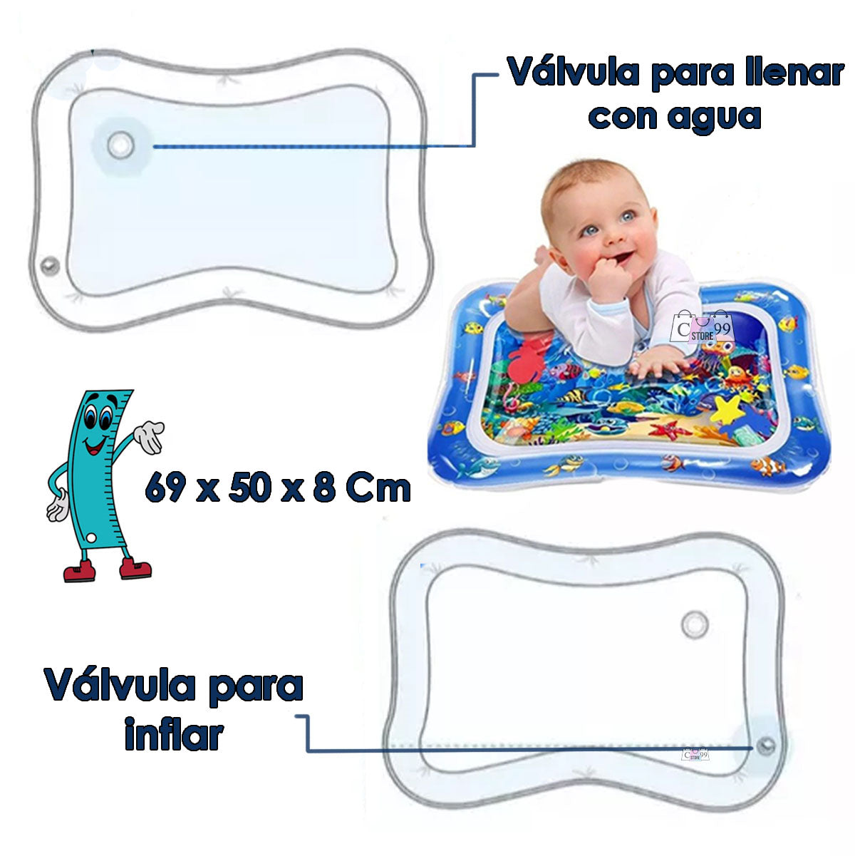 Tapete Sensorial Estimulación Niños