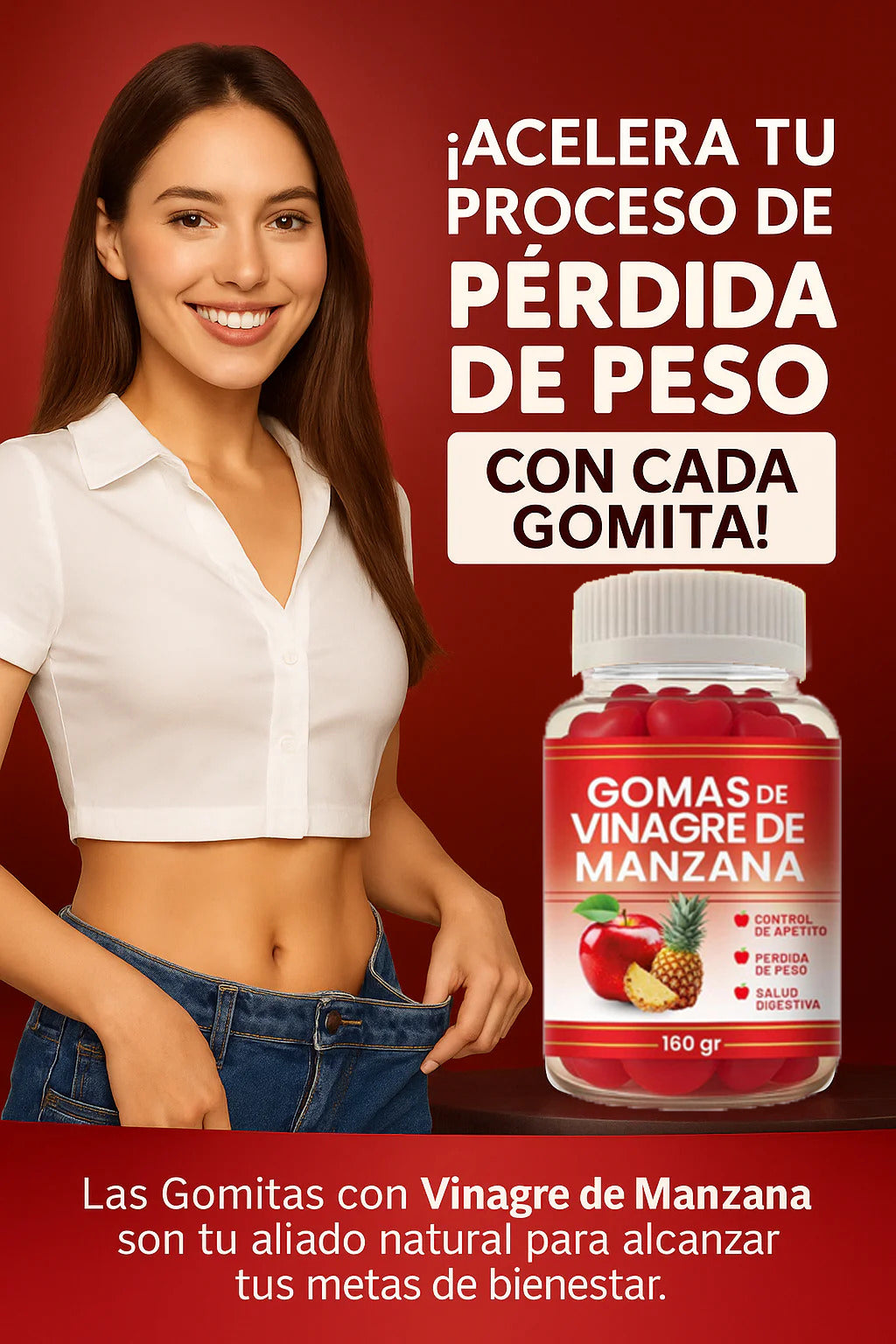 Gomitas de Vinagre de Manzana Premium