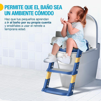 Escalera de Baño Inodoro de Ojitos