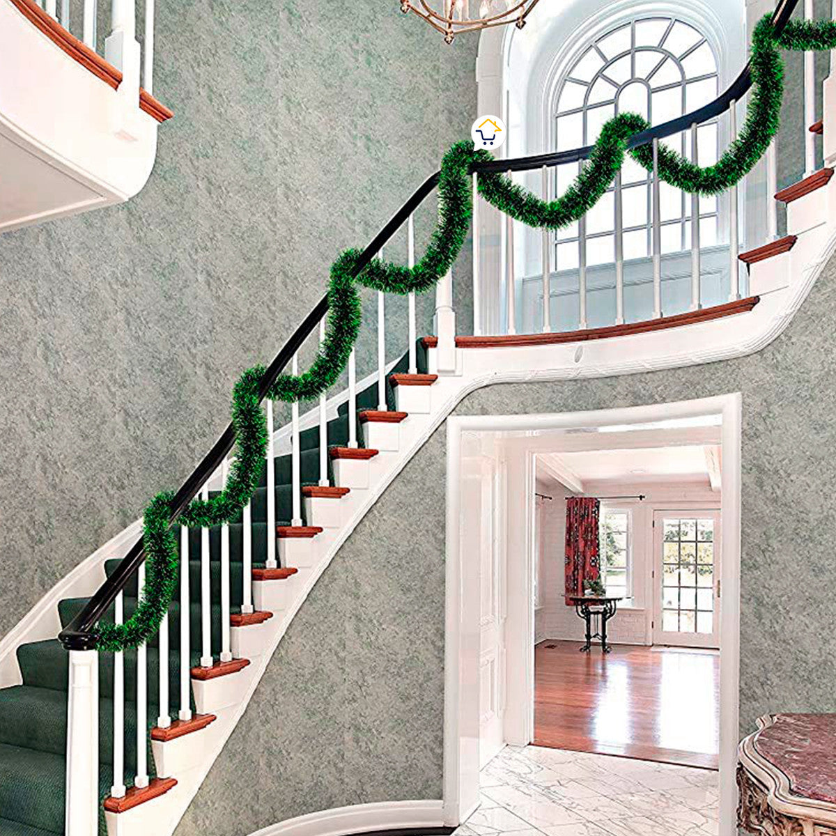 Guirnalda Clasica Navidad Decoracion