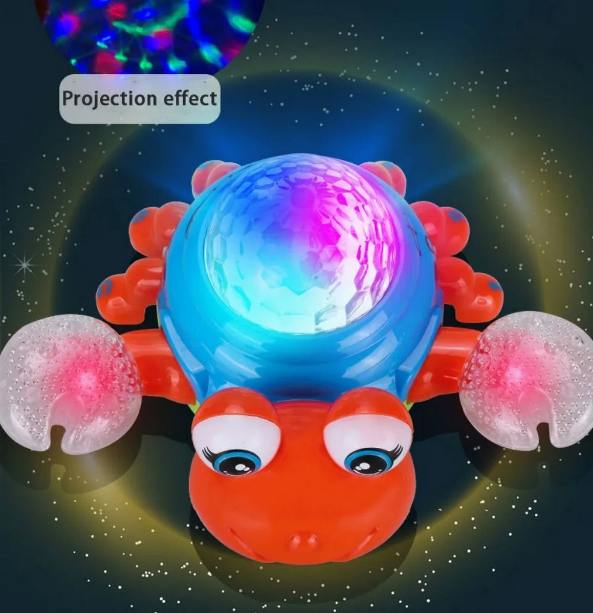 Juguete Cangrejo Interactivo Musica Movi