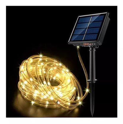 Luz Solar Navidad 30 mts Maguera Impermeable