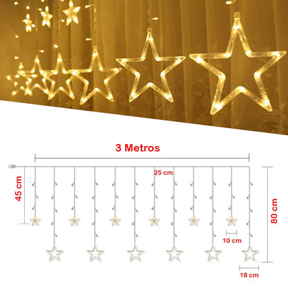 Extensión Estrellas 3m Navidad