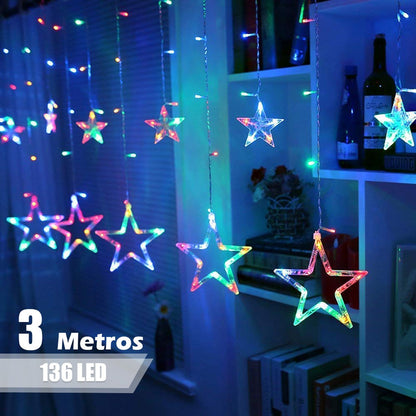 Extensión Estrellas 3m Navidad