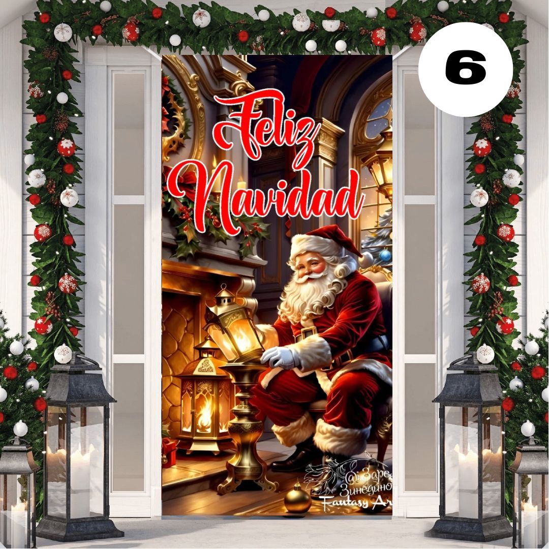 FUNDAS NAVIDEÑAS PARA PUERTAS