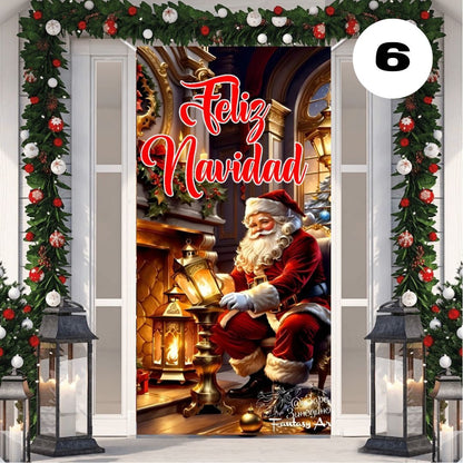 FUNDAS NAVIDEÑAS PARA PUERTAS