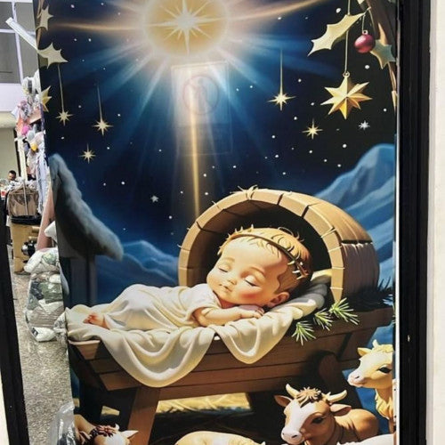 FUNDAS NAVIDEÑAS PARA PUERTAS