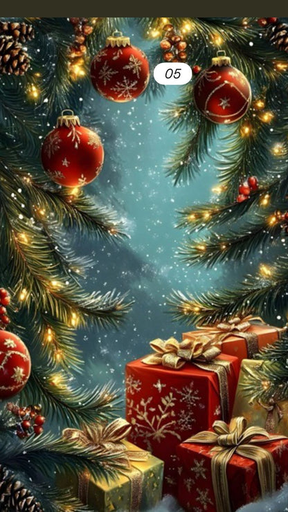 fundas navideñas para puerta