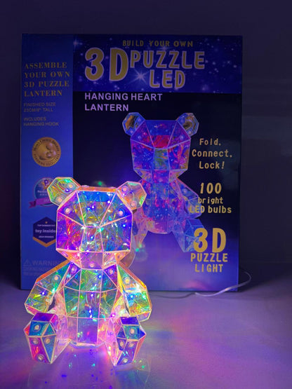 Lampara Puzzle Armable Led Navidad