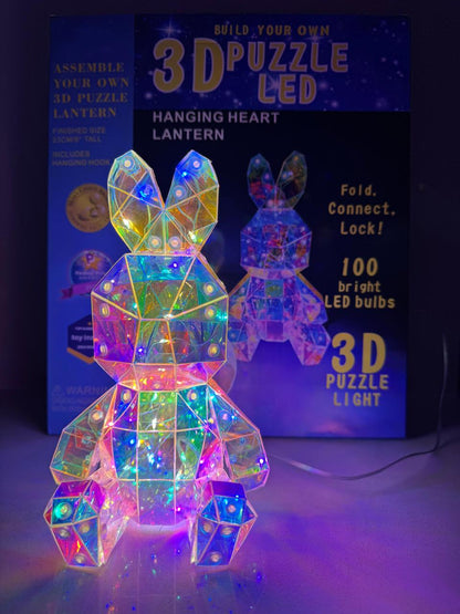 Lampara Puzzle Armable Led Navidad