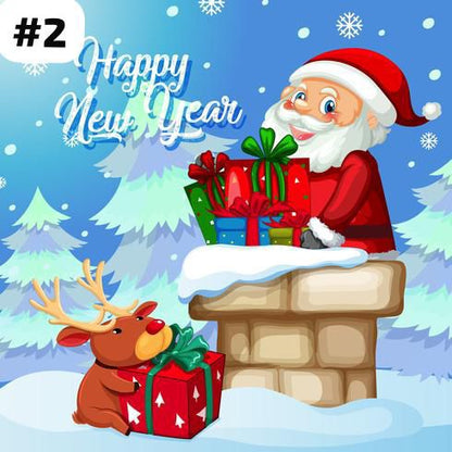 fundas navideñas para puerta