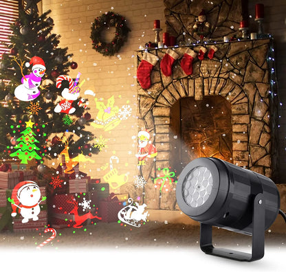 Proyector de figuras navideño diferentes diseños
