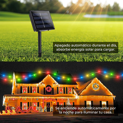 Luces solares de navidad 10Metros