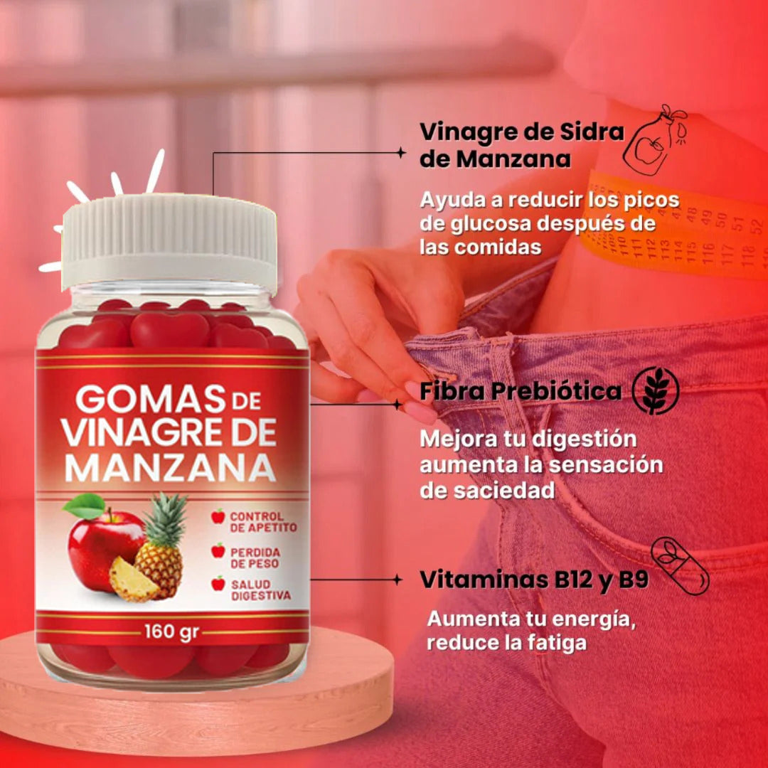 Gomitas de Vinagre de Manzana Premium