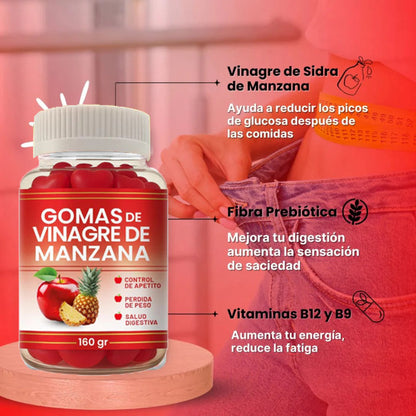 Gomitas de Vinagre de Manzana Premium
